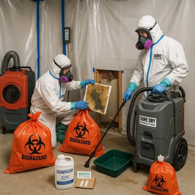 Contaminated Water Handling Protocols process in Douglass Hills, KY
